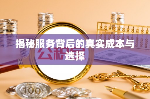 大悟揭秘服务背后的真实成本与选择