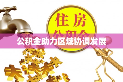 大悟公积金助力区域协调发展
