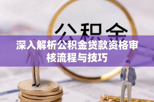 大悟深入解析公积金贷款资格审核流程与技巧