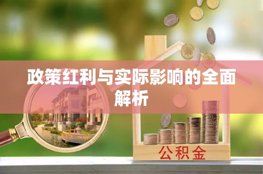大悟政策红利与实际影响的全面解析