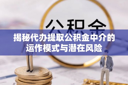 大悟揭秘代办提取公积金中介的运作模式与潜在风险