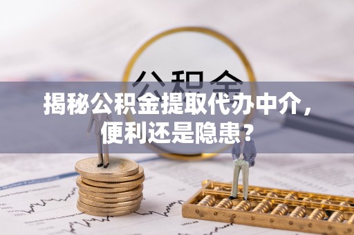 大悟揭秘公积金提取代办中介，便利还是隐患？
