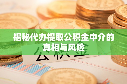 大悟揭秘代办提取公积金中介的真相与风险