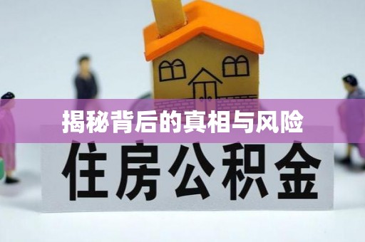 大悟揭秘背后的真相与风险