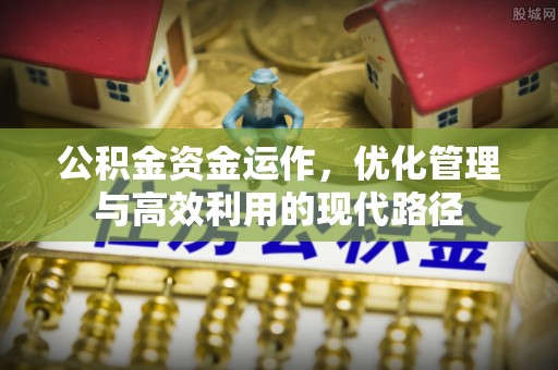 大悟公积金资金运作，优化管理与高效利用的现代路径