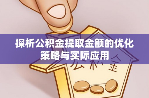大悟探析公积金提取金额的优化策略与实际应用