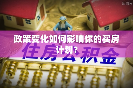 大悟政策变化如何影响你的买房计划？