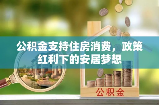 大悟公积金支持住房消费，政策红利下的安居梦想