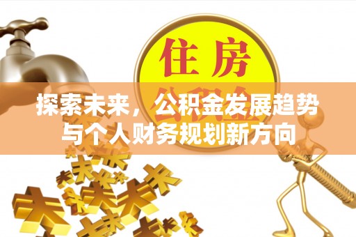 大悟探索未来，公积金发展趋势与个人财务规划新方向