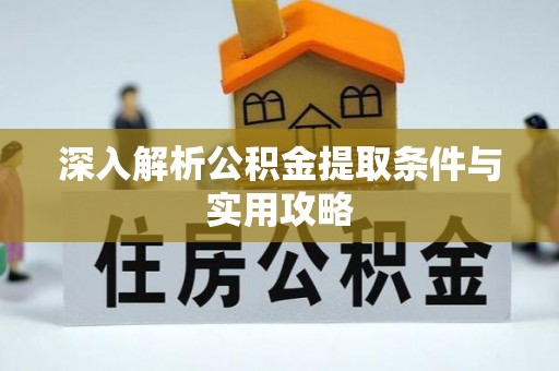 大悟深入解析公积金提取条件与实用攻略