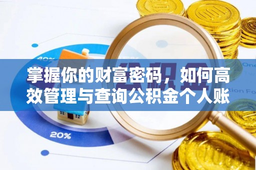 大悟掌握你的财富密码，如何高效管理与查询公积金个人账户信息