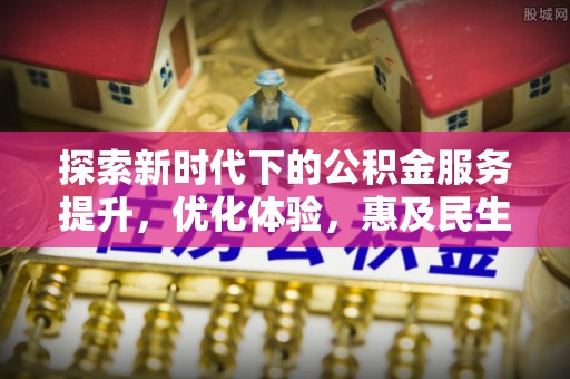 大悟探索新时代下的公积金服务提升，优化体验，惠及民生