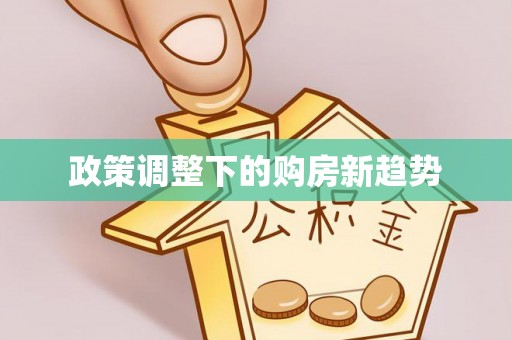 大悟政策调整下的购房新趋势