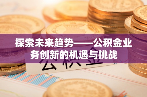大悟探索未来趋势——公积金业务创新的机遇与挑战