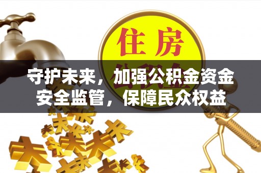 大悟守护未来，加强公积金资金安全监管，保障民众权益