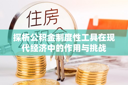 大悟探析公积金制度性工具在现代经济中的作用与挑战