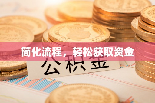 大悟简化流程，轻松获取资金