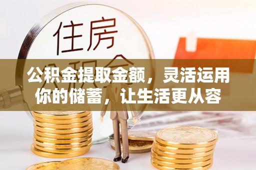 大悟公积金提取金额，灵活运用你的储蓄，让生活更从容
