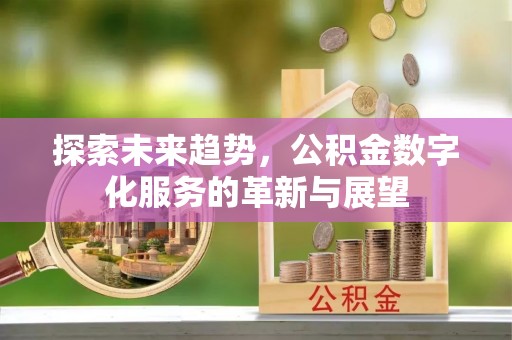 大悟探索未来趋势，公积金数字化服务的革新与展望
