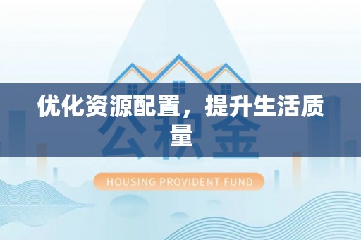 大悟优化资源配置，提升生活质量