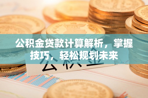 大悟公积金贷款计算解析，掌握技巧，轻松规划未来